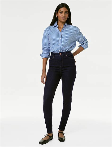 Buy Ivy Supersoft High Waisted Skinny Jeans at Marks & Spencer