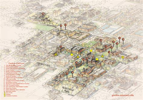 Mizzou Campus Map Printable