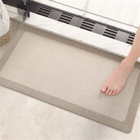 Amazon.com: Bath Mat Rug, Rubber Non-Slip Quick Dry Absorbent Thin ...