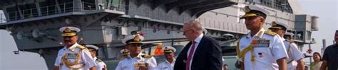 INS Vikrant Welcomes 1st Foreign PM On Board - Australia's Anthony ...