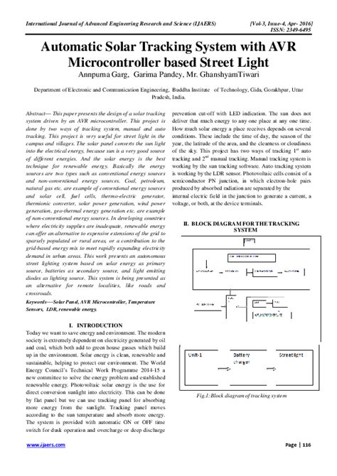 Image result for Microcontroller Based Solar Tracking System