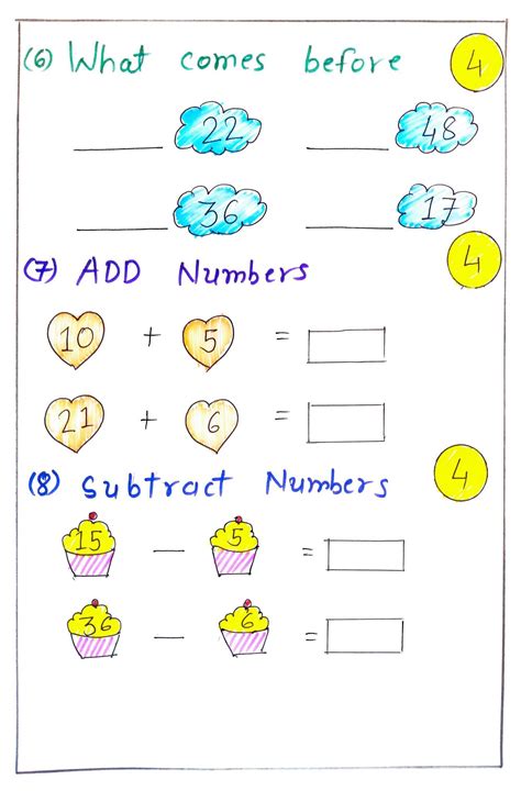Image result for Lkg Math Test