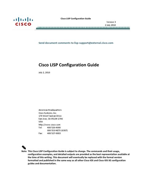 Rezultat imagine pentru Cisco Lisp Configuration Guide