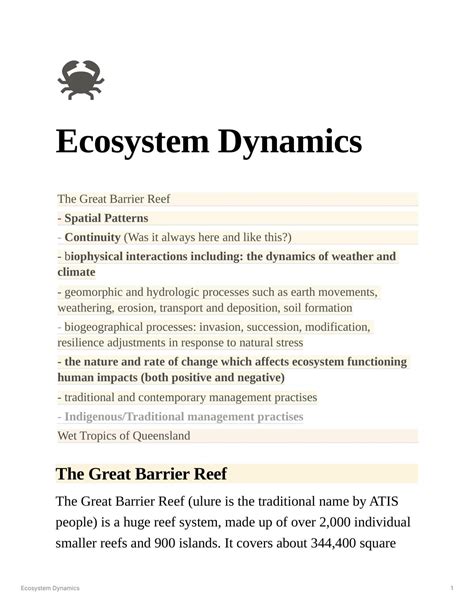 Image result for Topic 2 Ecosystem Dynamics Summary Notes