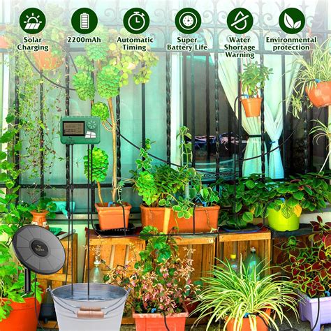 TRJZWA Solar Irrigation System with Automatic DIY Water India | Ubuy