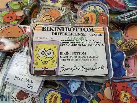 My new driving license! : r/spongebob