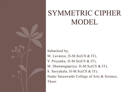 Image result for Symmetric Cipher Model