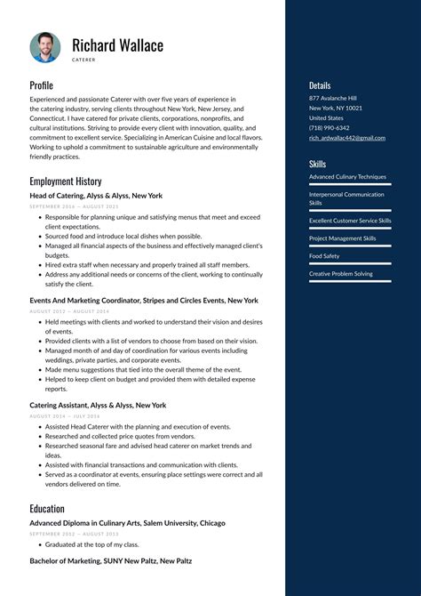 Image result for Cook Resume Examples