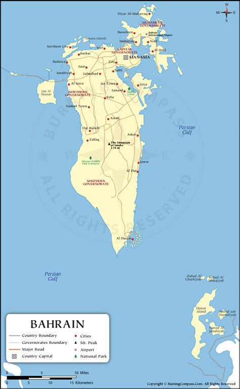 Bahrain Map