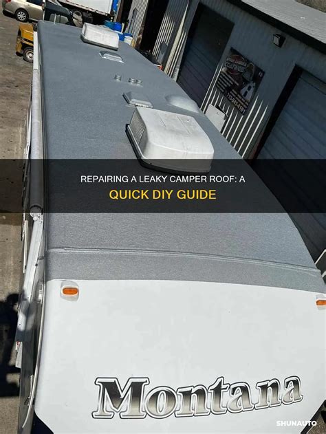 How To Fix Leak On Camper Roof