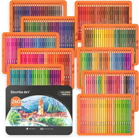 Professional Colored Pencils - Set of 260 — Shuttle Art
