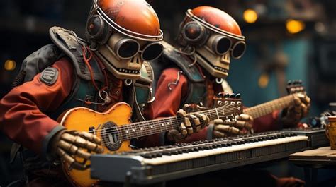 Image result for Robots Playing Musical Instruments