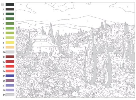 Paint By Number Landscape at Harry Oloughlin blog