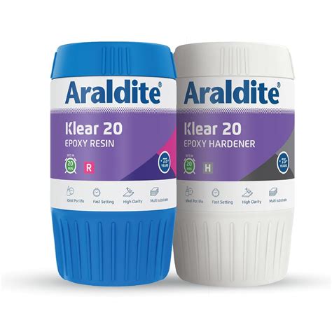 Araldite Klear 20, 2 kg, Aradite Clear Epoxy Adhesive -Bond, fix ...