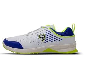 SG Yorker Cricket Shoes (Color: White/Royal Blue/Lime, Size: UK6/ US7 ...