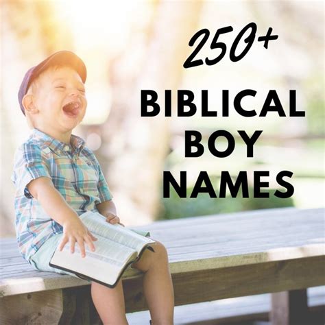 250+ Biblical Boy Names With Meanings - HubPages
