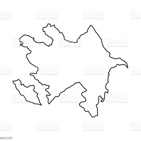 Map Of Azerbaijan Stock Illustration - Download Image Now - Abstract, Art, Azerbaijan - iStock