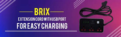 Amazon.in: Buy BRIX 3 USB 3 Universal Power Sockets with Extension Cord ...