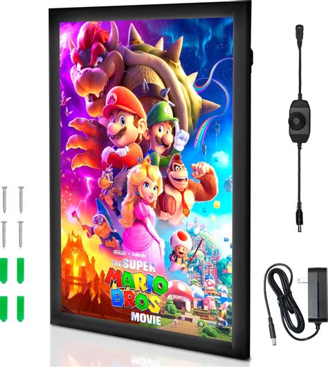 Amazon.com: NexaFrame LED Backlit Movie Poster Frame - 16 x 24 Black ...