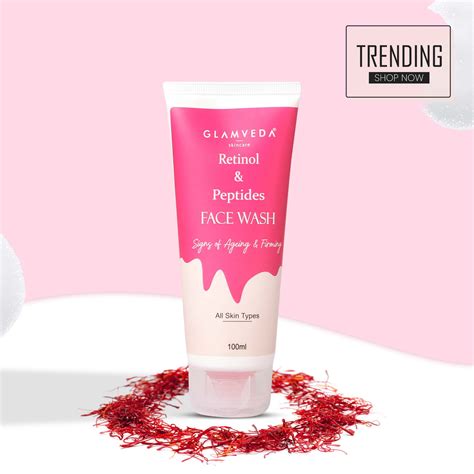 Glamveda Retinol & Peptide Anti Ageing Face Wash – Glamveda Skincare