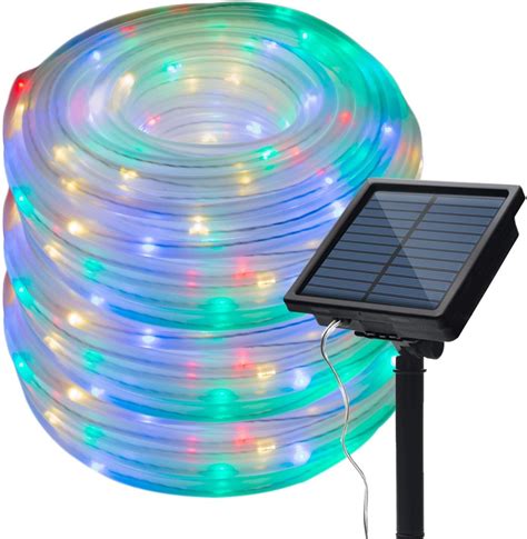 Solar Rope Lights Outdoor, 30M 300 LED Garden Solar String Lights ...