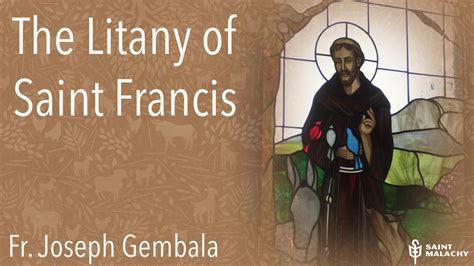 The Litany of St. Francis