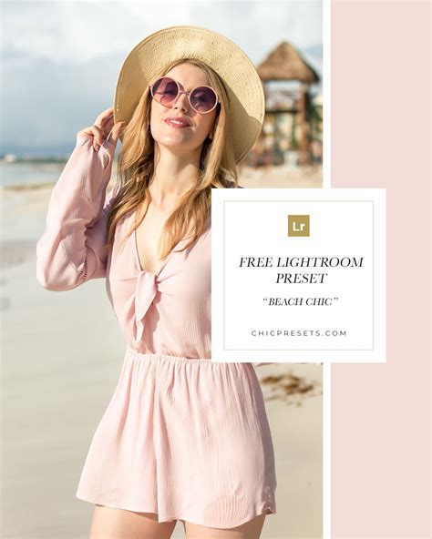 Free Lightroom Preset | Beach Chic | Lightroom, Lightroom presets free ...
