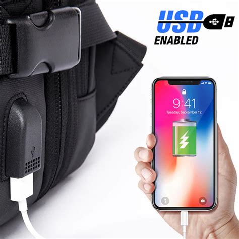 BANGE 1908D 55L Anti Theft Waterproof Expandable Laptop Backpack ...