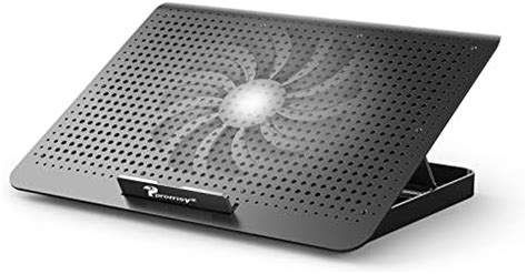Portronics My Buddy Air Pro Laptop Cooling Pad with 6 Cooling Fans, 5 ...