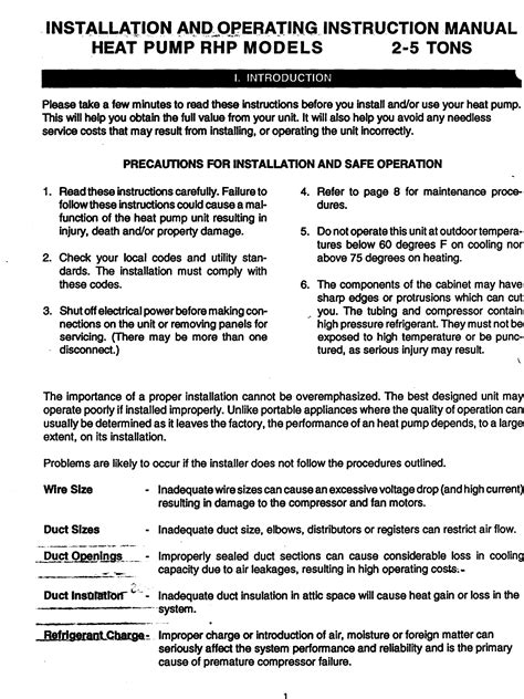 GOETTL Air Conditioner/heat Pump(outside Unit) Manual 98090202