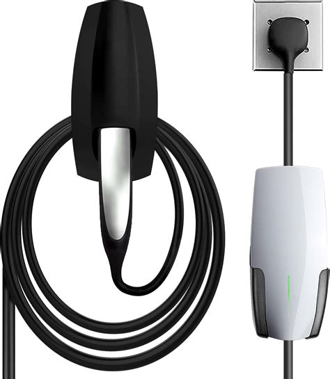 Amazon.com: WOLFWILL Charger Holder Wall Mount for Tesla, Charging Cable Organizer Holder with ...