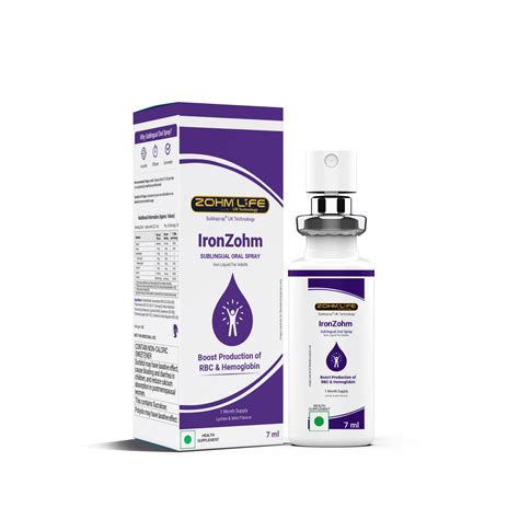 IronZohm Sublingual Oral Spray | Boost Iron Levels & Prevent Anaemia ...