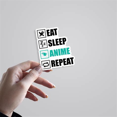 Celebrate Your Anime Obsession with 'Eat, Sleep, Anime & Repeat ...