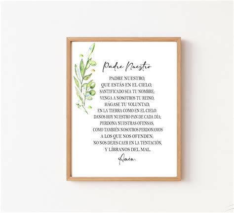 Spanish Lords Prayer