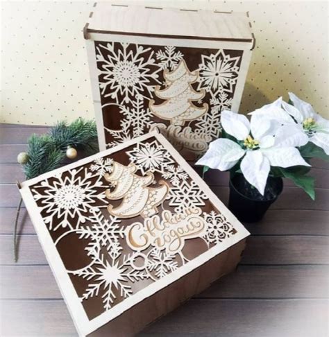 Image result for Laser-Cut Wood Box Patterns Free