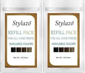 Hair Building Fibers Refill Pack 25 Gram Natural Black Pack of 2 ...
