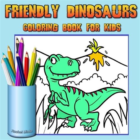 Buy Coloring Book For Kids - Friendly Dinosaurs: Children Colouring ...