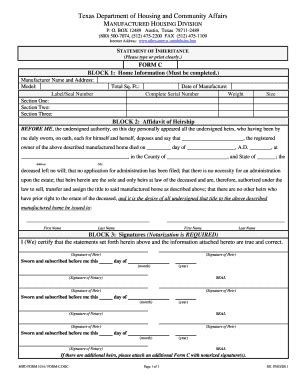 2018-2026 Form TX MHD 1014 - Blank Fillable Template | Fill Out, Print ...