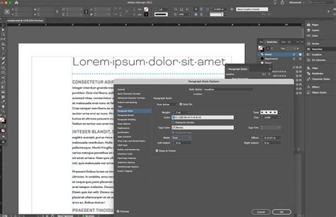 Image result for Paragraph Styles InDesign