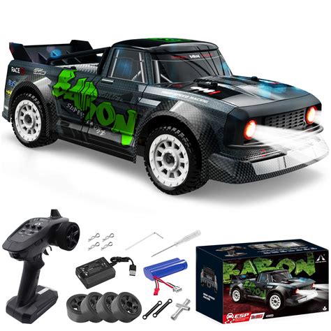Buy fisca 1/16 Remote Control High Speed Car, 4WD RC Drifting Racing Cars Fast 20MPH Truck 2 ...