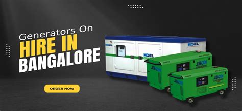 Hire Generators in Bangalore | Diesel Genset Rental | DG Sets