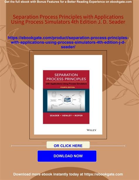 Image result for Separation Process Principles 4th Edition PDF