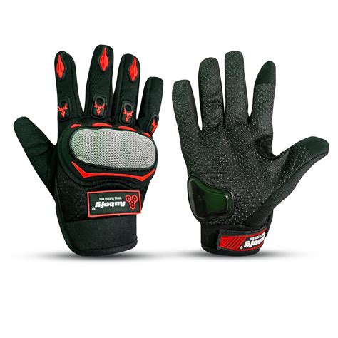 Autofy FANTOM Bike Riding Gloves TPR Knuckle Protection Touchscreen ...