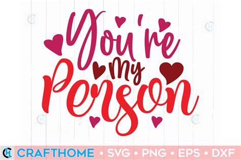 You're My Person Graphic by crafthome · Creative Fabrica