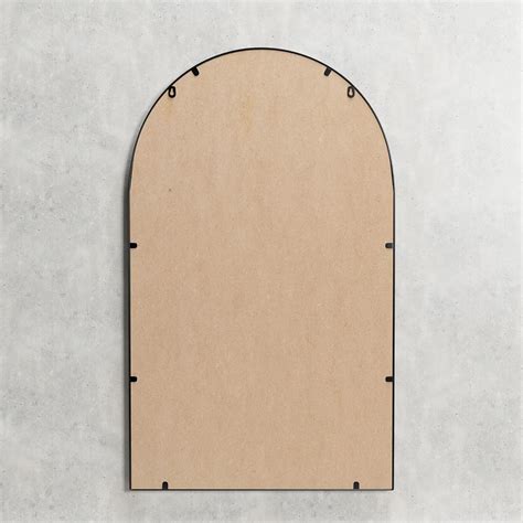 Buy Barnyard Designs 24x40 Cathedral Black Metal Mirror for Wall, Large ...