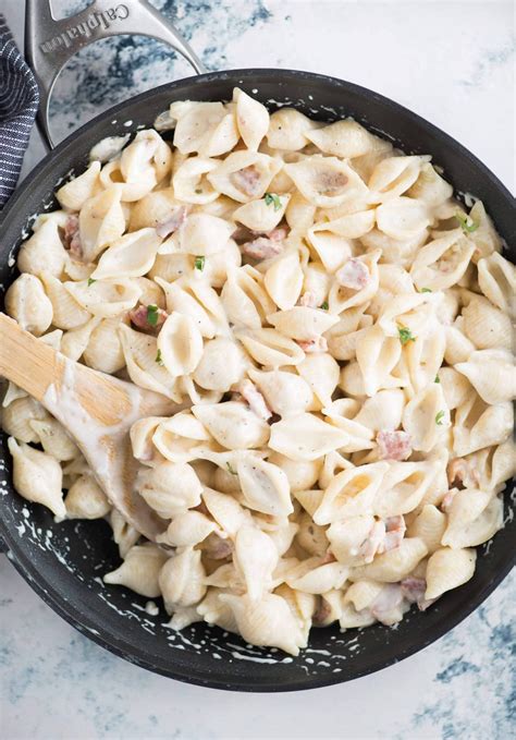 Image result for Creamy Shell Pasta