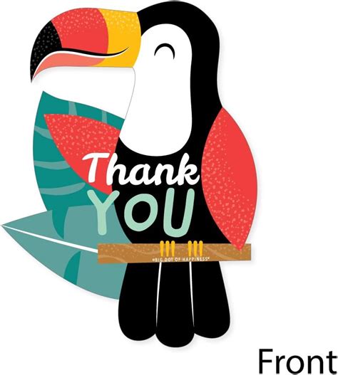 Big Dot of Happiness Calling All Toucans - Shaped India | Ubuy