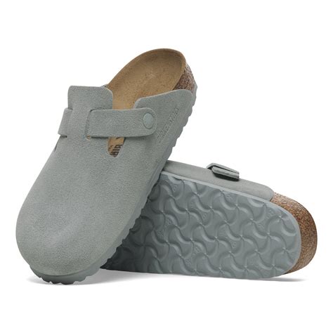 Boston Suède Pure Sage | BIRKENSTOCK