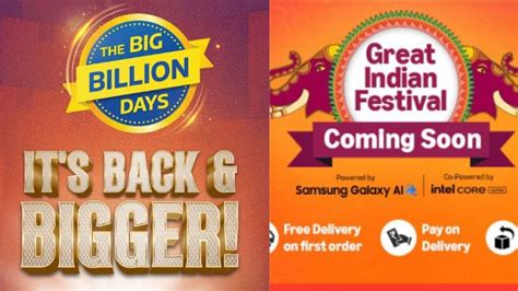 Flipkart Big Billion Days vs Amazon Great Indian Festival : कौन से सेल ...