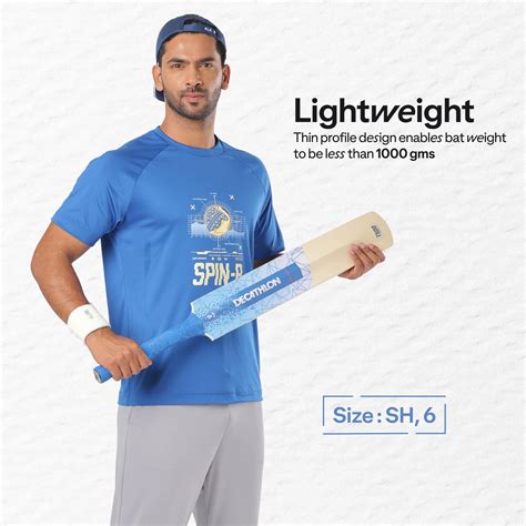 Adult Poplar Wood Cricket Bat Size 6 SH Soft & Medium for Tennis Ball ...
